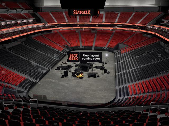 Prudential Center - Section 104 Seat View