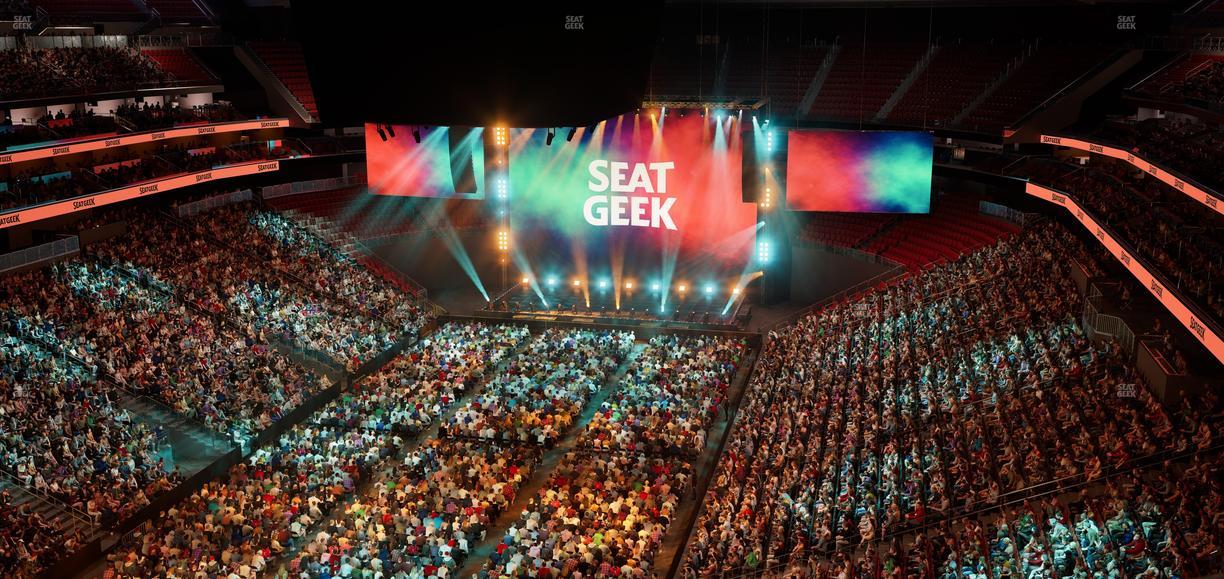 Prudential Center - Section 105 Seat View