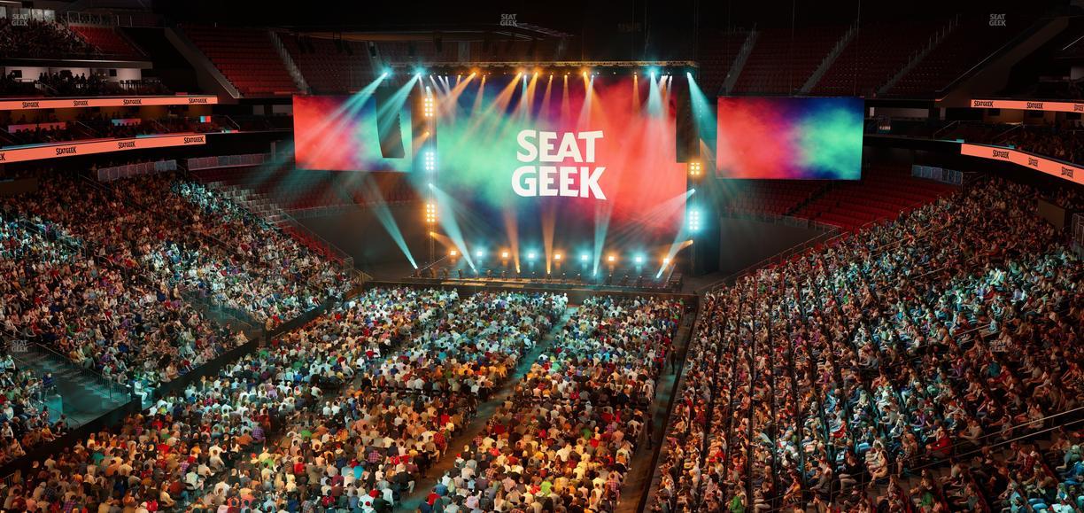 Prudential Center - Section 105 Seat View