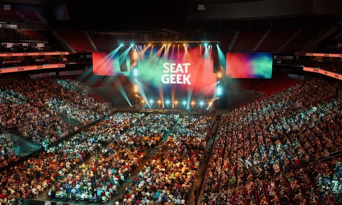 Prudential Center - Section 105 Seat View