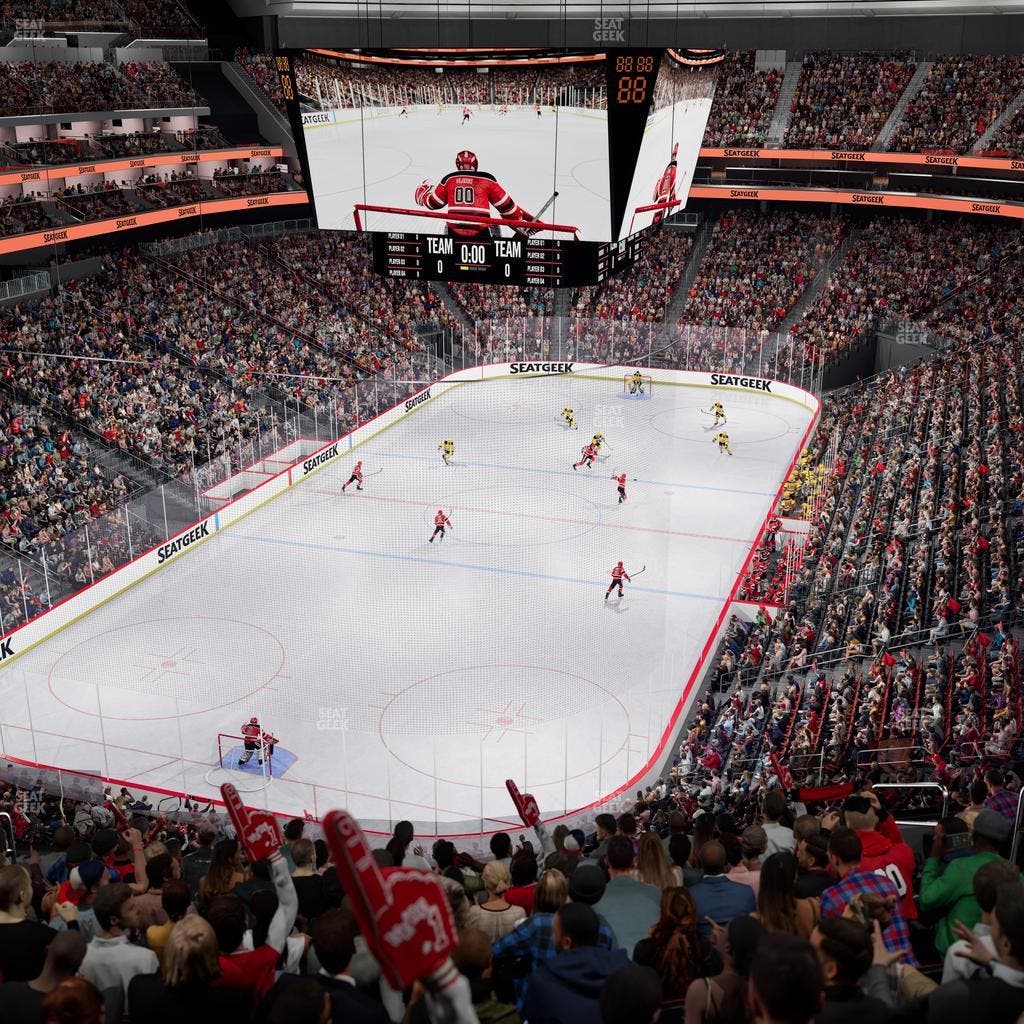 Prudential Center - Section 105 Seat View