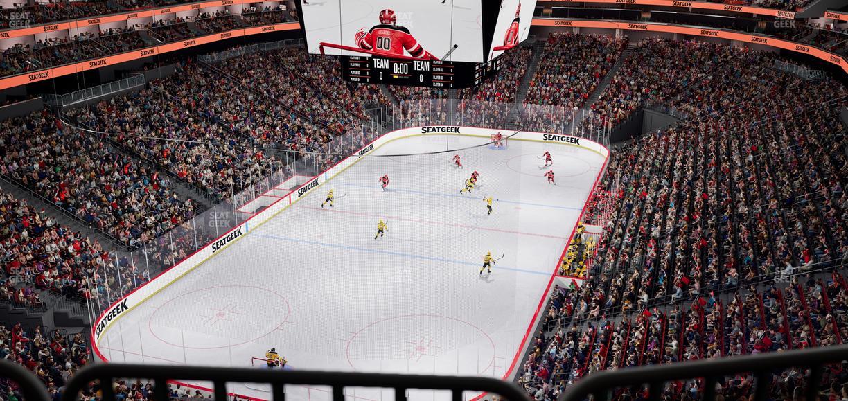 Prudential Center - Section 105 Seat View