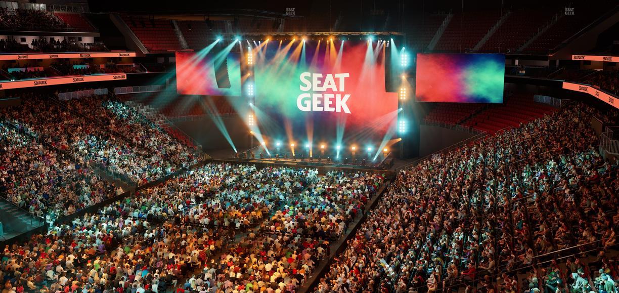 Prudential Center - Section 106 Seat View