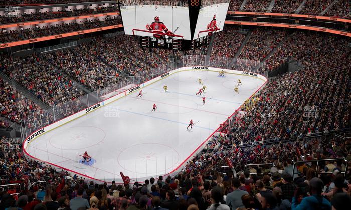 Prudential Center - Section 106 Seat View