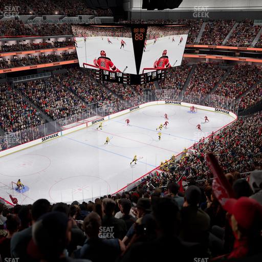 Prudential Center - Section 107 Seat View