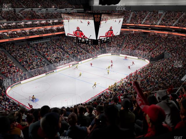 Prudential Center - Section 107 Seat View