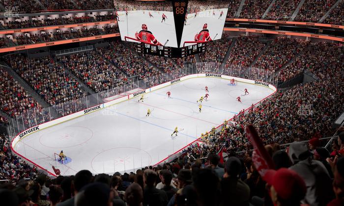 Prudential Center - Section 107 Seat View