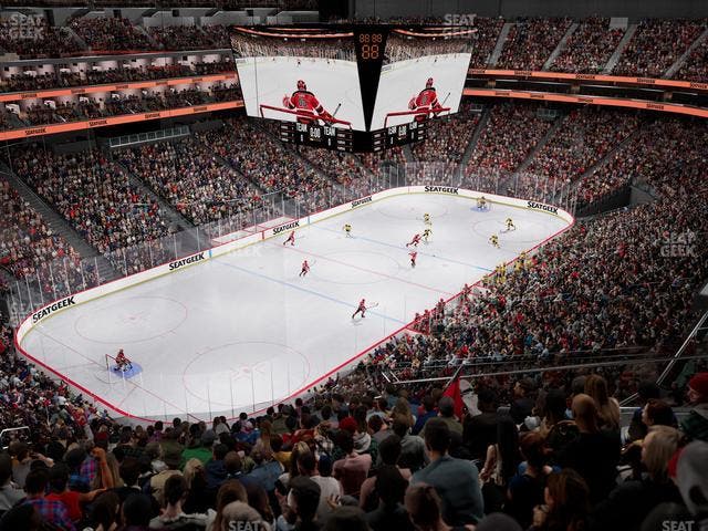 Prudential Center - Section 107 Seat View