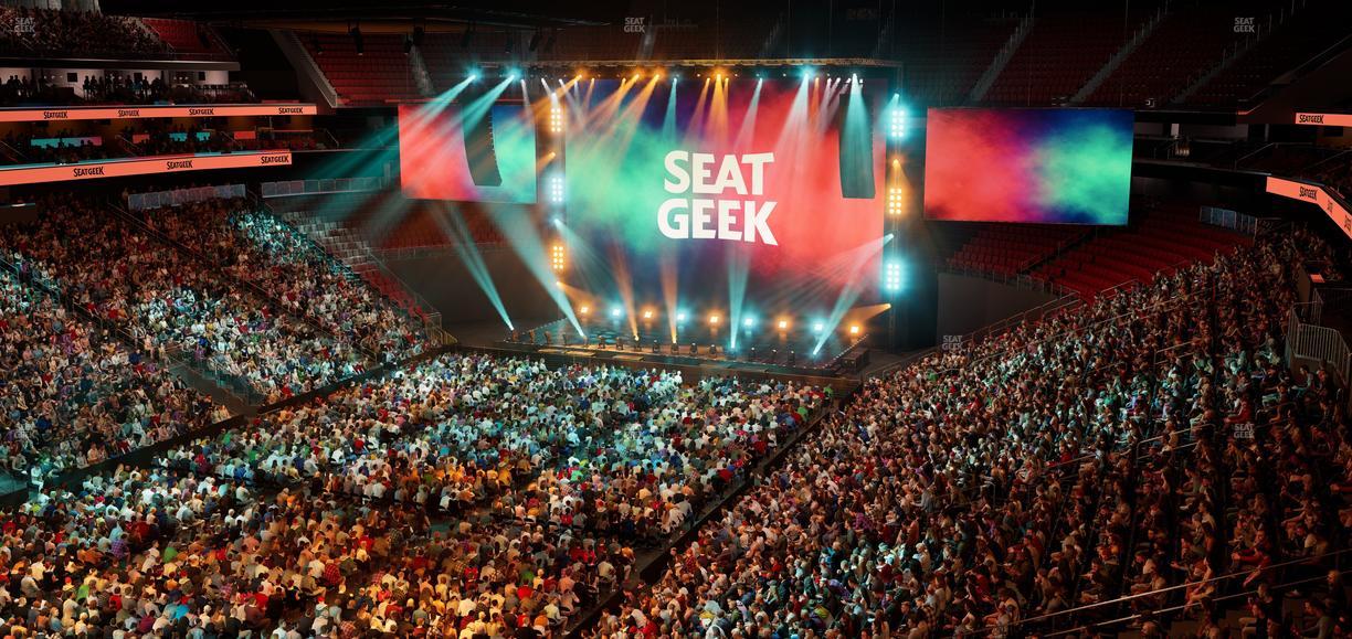 Prudential Center - Section 107 Seat View