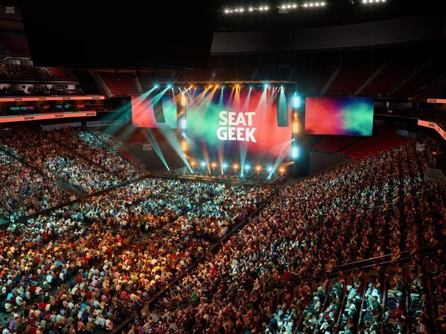 Prudential Center - Section 107 Seat View