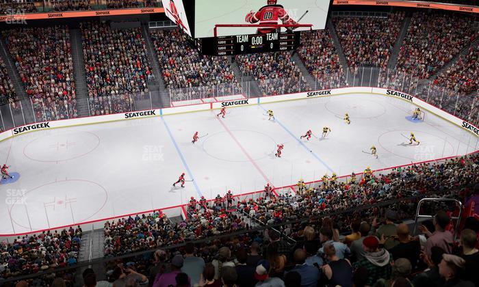 Prudential Center - Section 110 Seat View