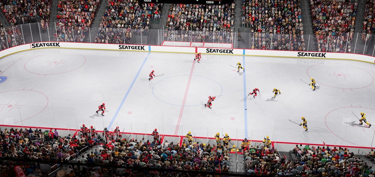 Prudential Center - Section 112 Seat View