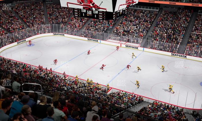 Prudential Center - Section 114 Seat View