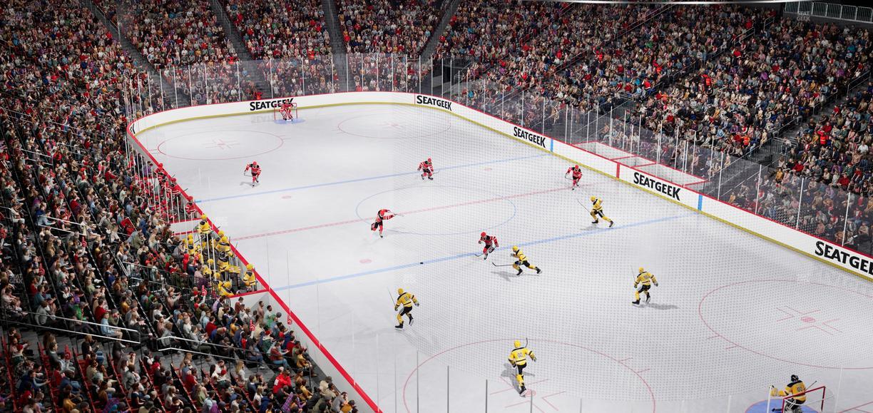 Prudential Center - Section 117 Seat View