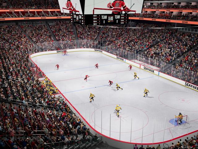 Official view from Section 117 at Prudential Center