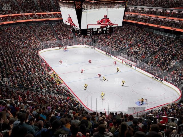 Prudential Center - Section 117 Seat View