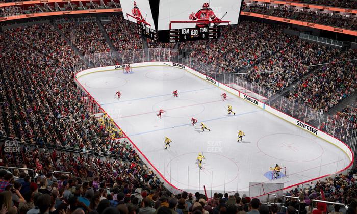 Prudential Center - Section 117 Seat View