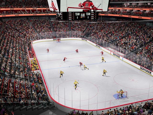 Official view from Section 118 at Prudential Center