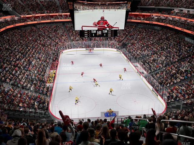 Prudential Center - Section 119 Seat View