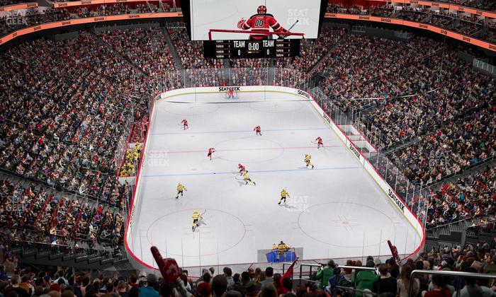 Prudential Center - Section 119 Seat View