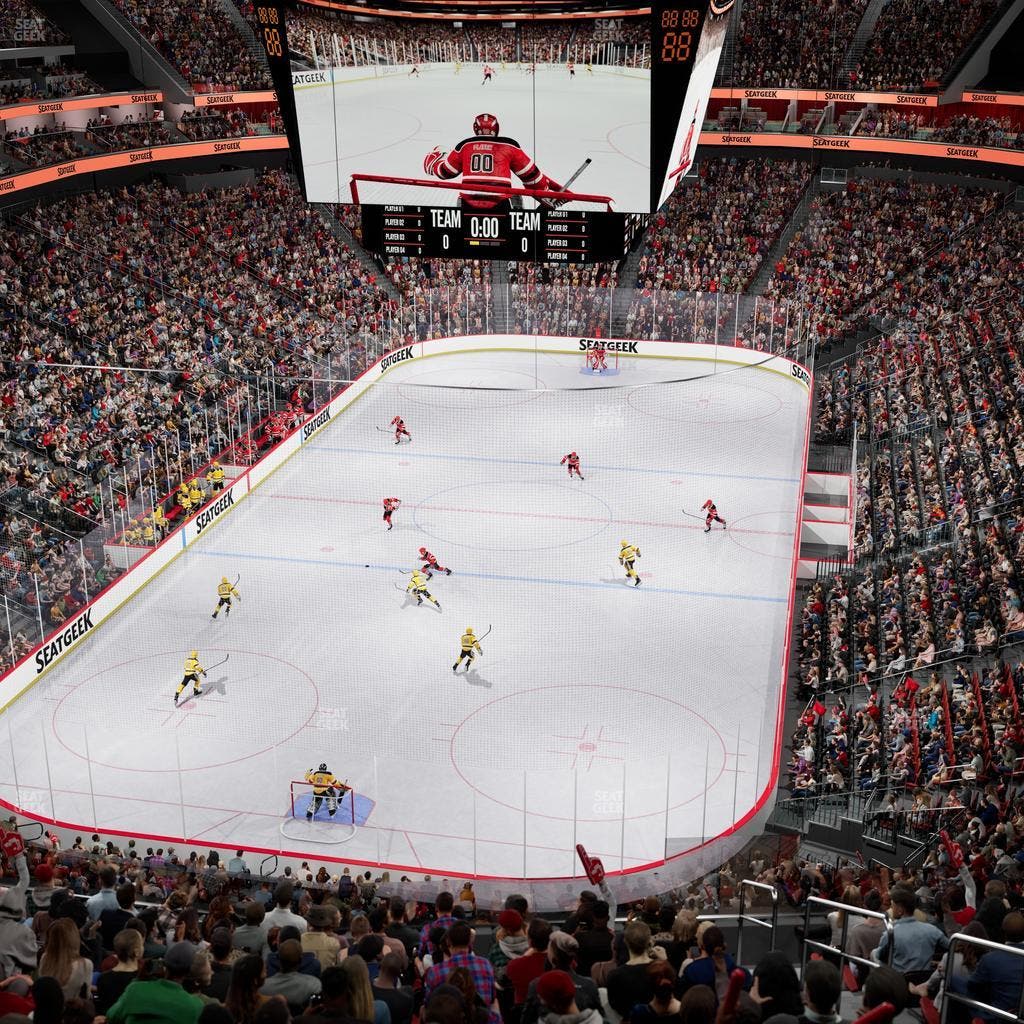 Prudential Center - Section 121 Seat View