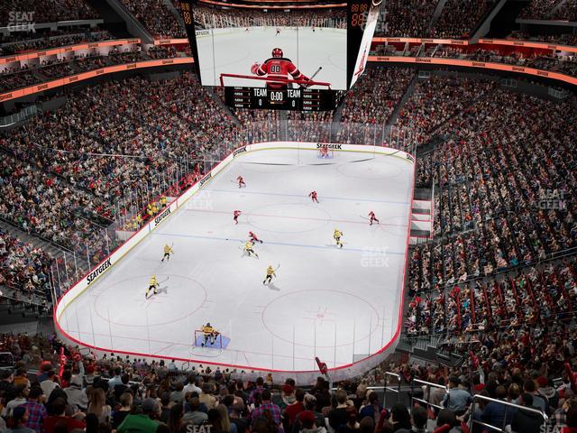 Prudential Center - Section 121 Seat View