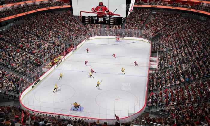 Prudential Center - Section 121 Seat View