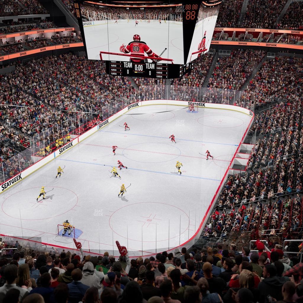 Prudential Center - Section 122 Seat View