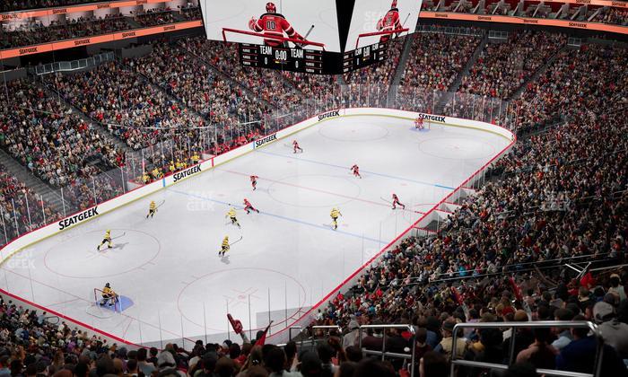 Prudential Center - Section 123 Seat View