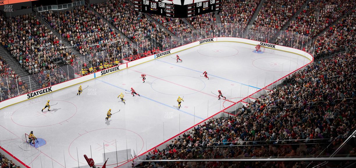 Prudential Center - Section 124 Seat View