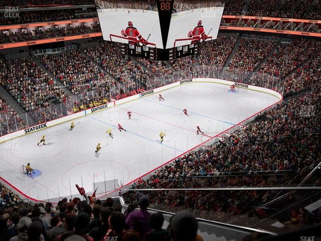 Prudential Center - Section 124 Seat View