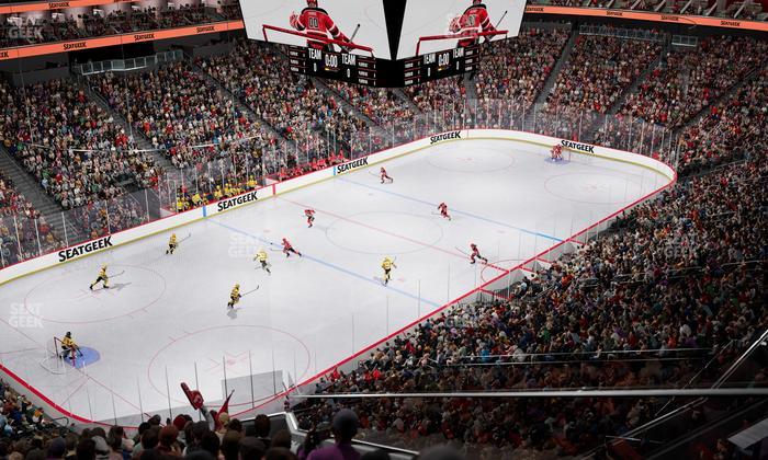 Prudential Center - Section 124 Seat View