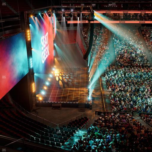 Prudential Center - Section 126 Seat View