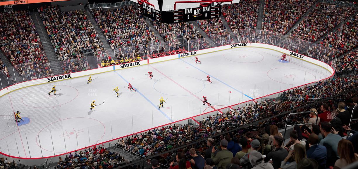 Prudential Center - Section 126 Seat View