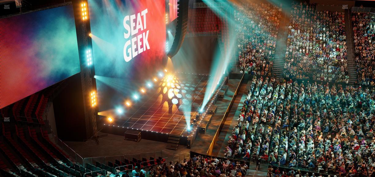 Prudential Center - Section 127 Seat View