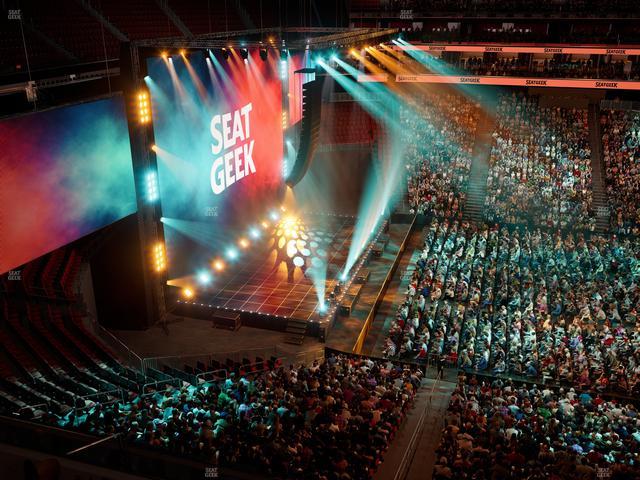 Prudential Center - Section 127 Seat View