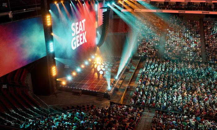 Prudential Center - Section 127 Seat View