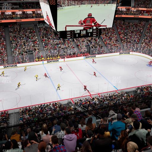 Prudential Center - Section 127 Seat View