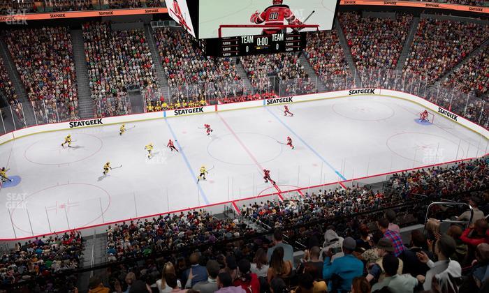 Prudential Center - Section 127 Seat View