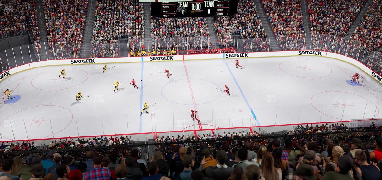 Prudential Center - Section 128 Seat View