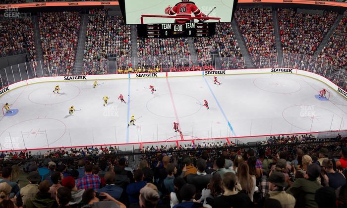 Prudential Center - Section 128 Seat View