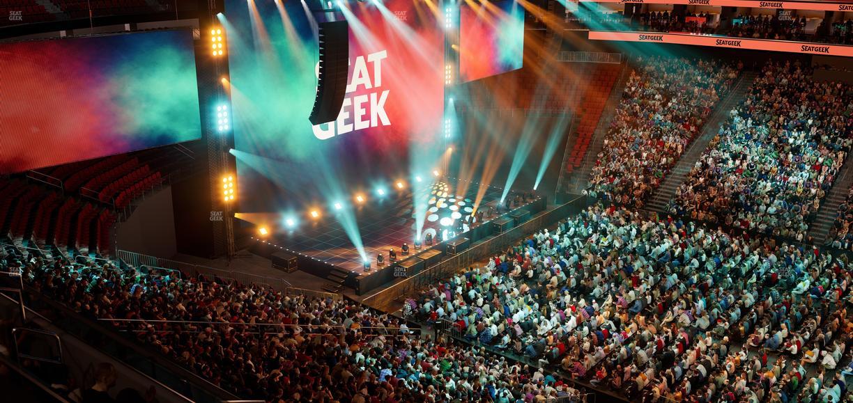 Prudential Center - Section 129 Seat View