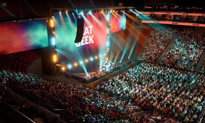 Prudential Center - Section 129 Seat View