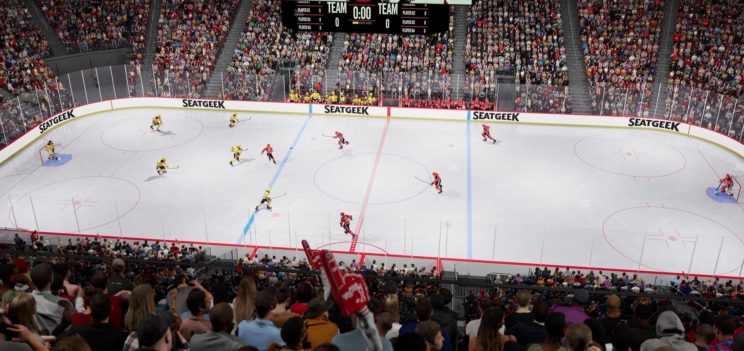 Prudential Center - Section 129 Seat View