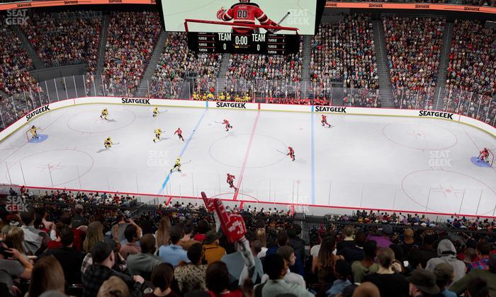 Prudential Center - Section 129 Seat View