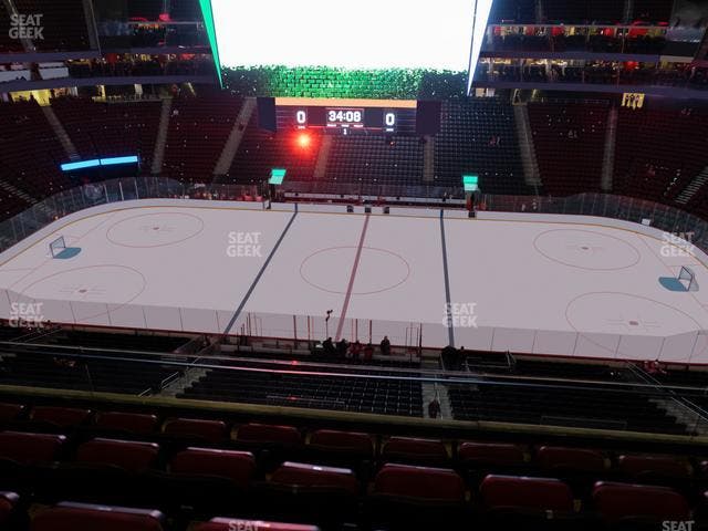 Prudential Center - Section 129 Seat View