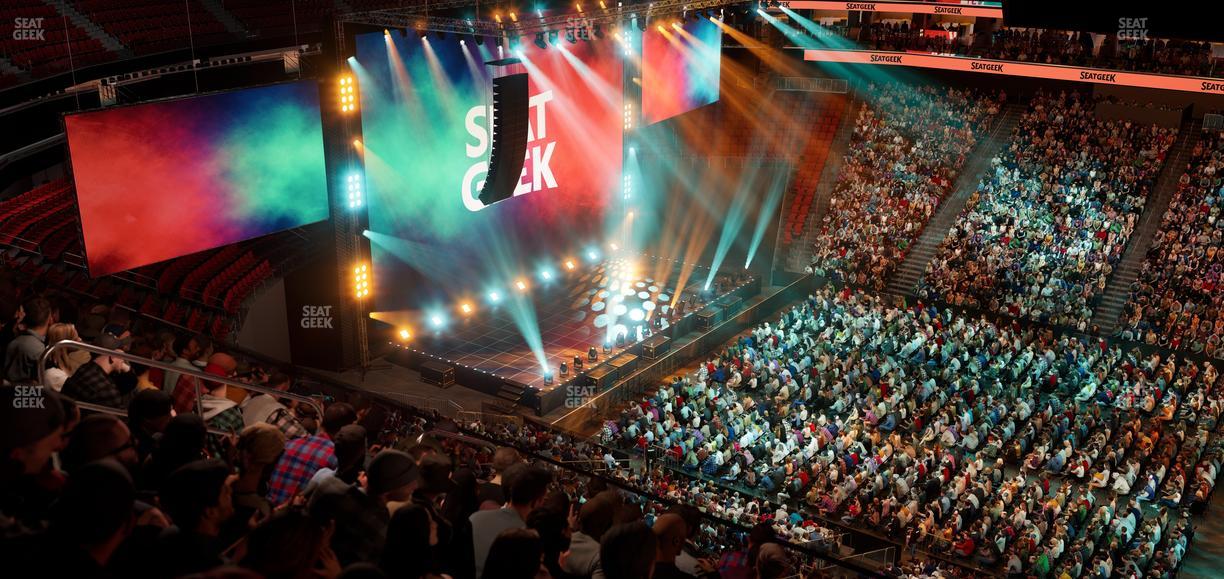 Prudential Center - Section 129 Seat View