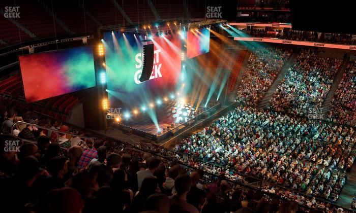 Prudential Center - Section 129 Seat View