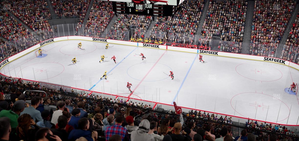 Prudential Center - Section 130 Seat View