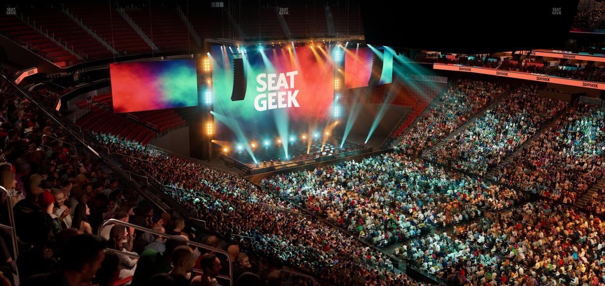 Prudential Center - Section 132 Seat View